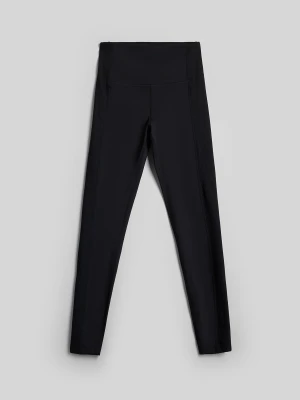 4F Legginsy do jogi szybkoschnące damskie - czarne XL