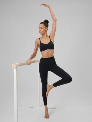 4F Legginsy do jogi szybkoschnące damskie - czarne XL