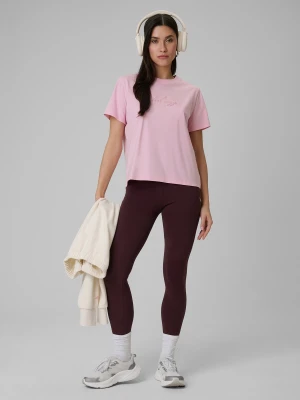 4F Legginsy dzianinowe damskie - brązowe XS