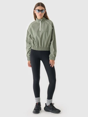 4F Legginsy dzianinowe damskie - czarne XS