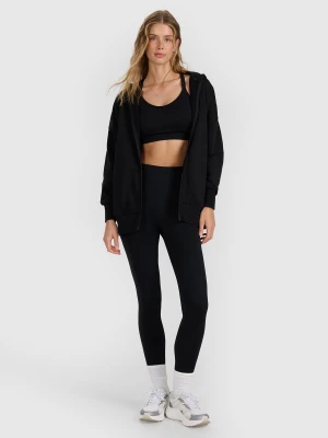 4F Legginsy dzianinowe damskie - czarne S