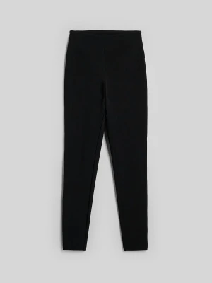 4F Legginsy dzianinowe damskie - czarne XL