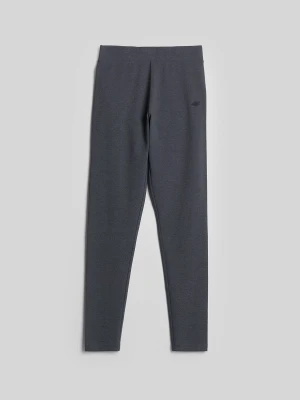 4F Legginsy dzianinowe damskie - szare L