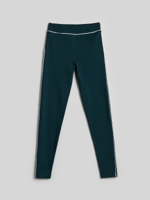 4F Legginsy dzianinowe damskie - zielone XS