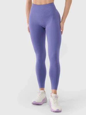 4F Legginsy funkcyjne w kolorze fioletowym rozmiar: M/L