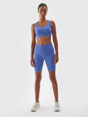 4F Legginsy kolarki treningowe damskie - granatowe M/L