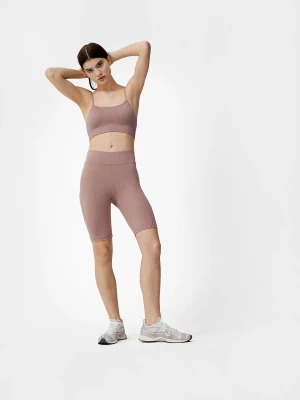 4F Legginsy kolarki treningowe z dodatkiem materiałów z recyklingu damskie M