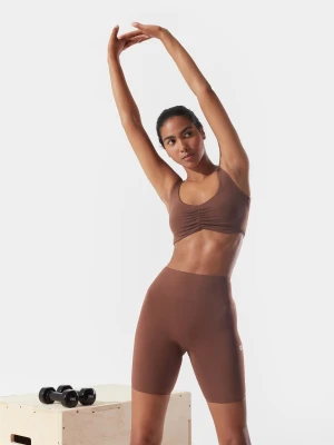 4F Legginsy kolarki treningowe z materiałów z recyklingu damskie 4F x Anna Lewandowska L