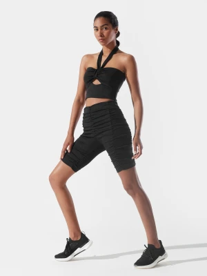 4F Legginsy kolarki z materiałów z recyklingu damskie 4F x Anna Lewandowska M