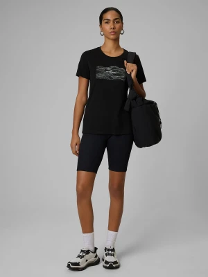 4F Legginsy kolarki z prążkowanej dzianiny damskie - czarne S