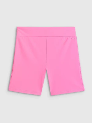 4F Legginsy krótkie dzianinowe damskie - różowe L