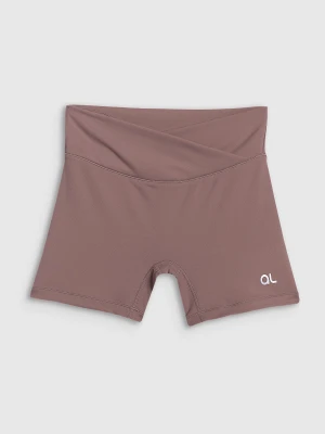 4F Legginsy krótkie treningowe damskie 4F x Anna Lewandowska - beżowe XS