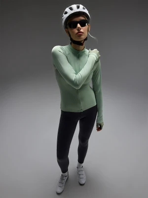 4F Legginsy rowerowe z żelowo-piankową wkładką i szelkami damskie - czarne L