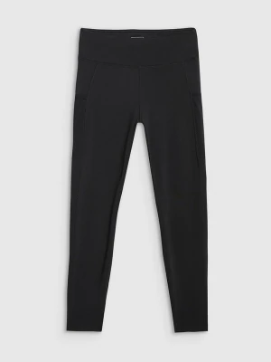 4F Legginsy sportowe w kolorze czarnym rozmiar: M