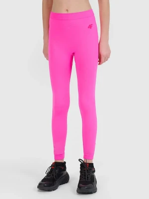 4F Legginsy sportowe w kolorze różowym rozmiar: 152/158