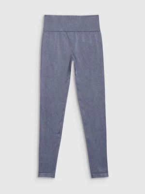 4F Legginsy sportowe w kolorze szarym rozmiar: M/L
