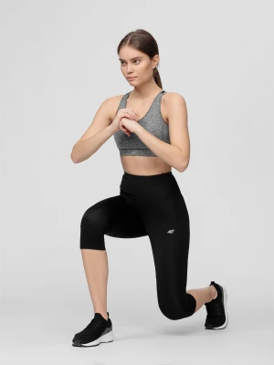 4F Legginsy treningowe 3/4 szybkoschnące damskie XS