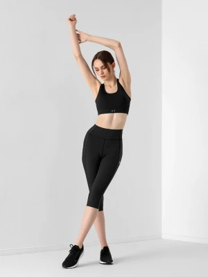 4F Legginsy treningowe 3/4 ze średnim stanem damskie XXS