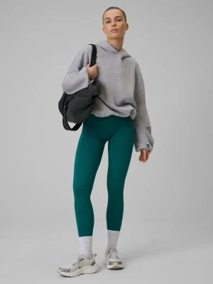 4F Legginsy treningowe bezszwowe damskie - turkusowe XL/XXL