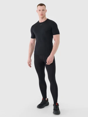4F Legginsy treningowe męskie - czarne XXL