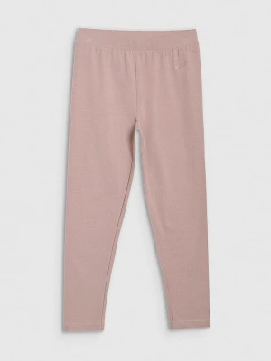 4F Legginsy w kolorze beżowym rozmiar: 152