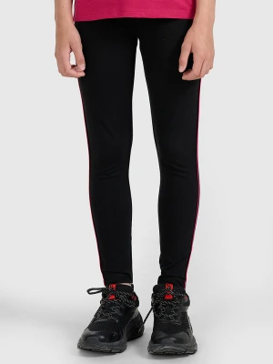 4F Legginsy w kolorze czarno-różowym rozmiar: 152