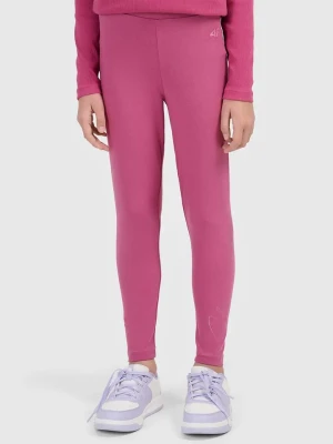 4F Legginsy w kolorze różowym rozmiar: 134