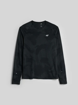 4F Longsleeve do biegania szybkoschnący męski - czarny M