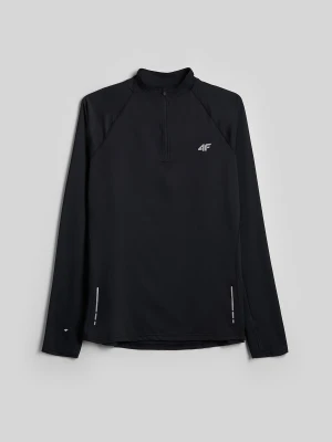 4F Longsleeve do biegania szybkoschnący męski - czarny XL