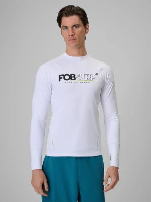 4F Longsleeve do pływania i sportów wodnych z filtrem UPF50+ męski - biały XL