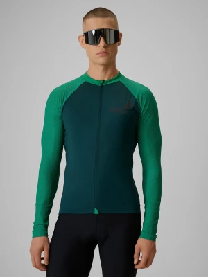 4F Longsleeve kolarski męski - zielony L