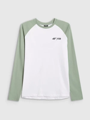 4F Longsleeve regular damski - zielony XXL