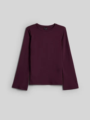 4F Longsleeve slim damski - fioletowy M