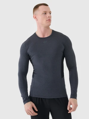 4F Longsleeve treningowy szybkoschnący męski - szary XXL