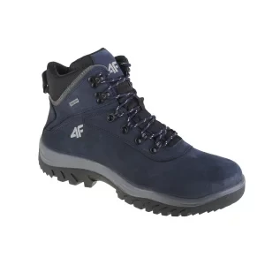 4F Men's Trek OBMH205-31S, Męskie, Granatowe, buty trekkingowe, nubuk, rozmiar: 44