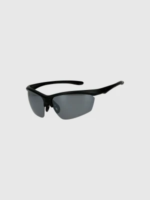 4F Okulary sportowe z powłoką lustrzaną - czarne Uniwersalny