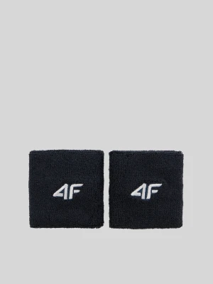 4F Opaski na nadgarstki tenisowe (2-pack) - czarne Uniwersalny
