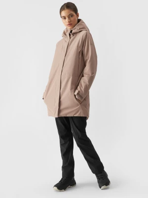 4F Parka przejściowa membrana 8000 damska - brązowa XL