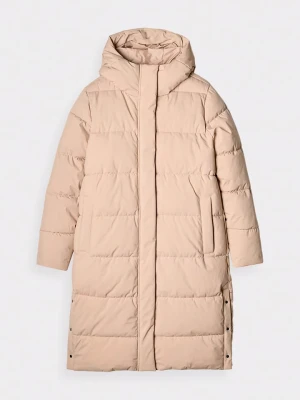 4F Płaszcz puchowy w kolorze beżowym rozmiar: L