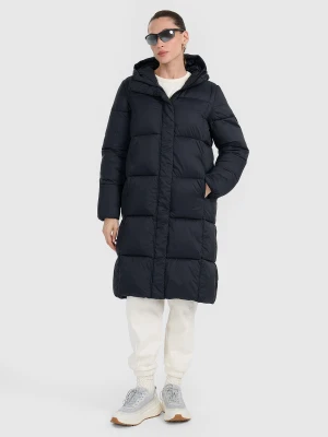 4F Płaszcz puchowy z wypełnieniem syntetycznym damski - czarny XXL