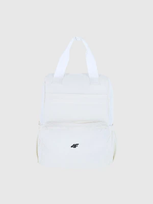 4F Plecak miejski (21 L) z kieszenią na laptop - biały Uniwersalny