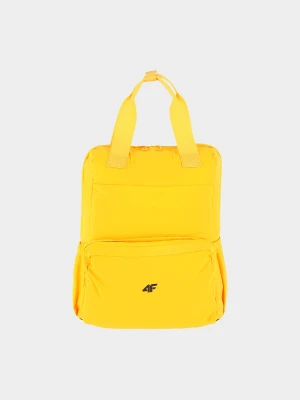 4F Plecak miejski (21 L) z kieszenią na laptop - żółty Uniwersalny