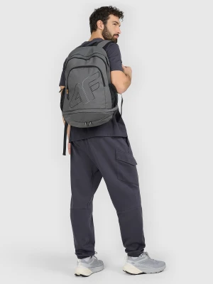 4F Plecak miejski (25 L) z kieszenią na laptop - szary Uniwersalny