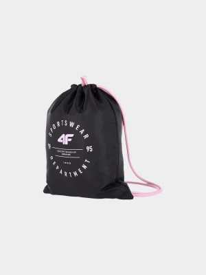 4F Plecak-worek - czarny Uniwersalny