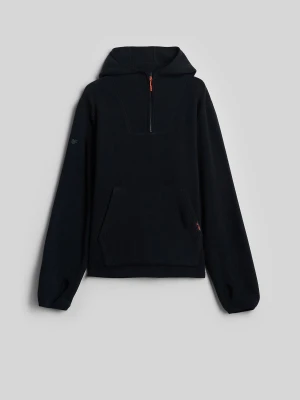4F Polar regular z kapturem damski - czarny XL