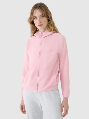 4F Polar regular z kapturem damski - różowy XS