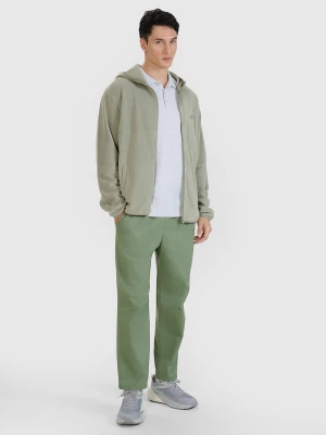 4F Polar regular z kapturem męski - oliwkowy S