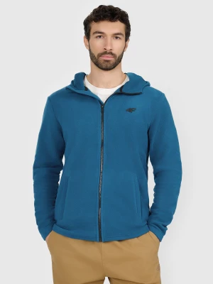 4F Polar regular z kapturem męski - turkusowy L