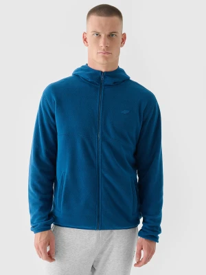 4F Polar regular z kapturem męski - turkusowy XL