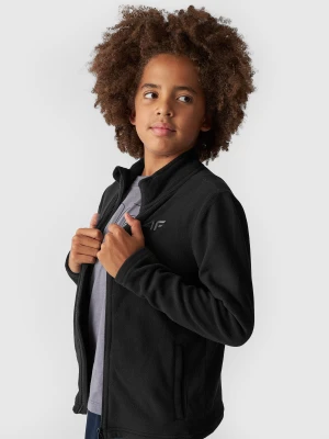 4F Polar regular ze stójką chłopięcy - czarny 128 (7-8 lat)